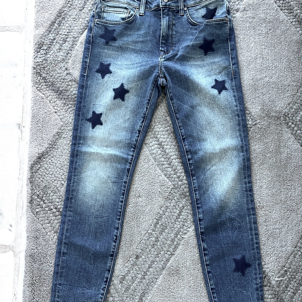 Mavi Tess high rise super skinny crop jeans size 27
